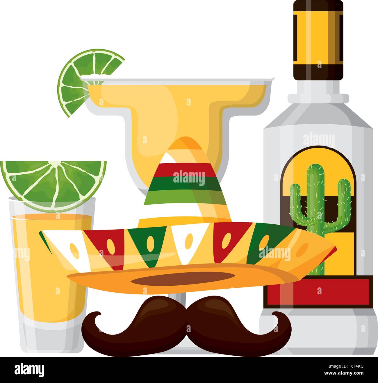 mexican hat tequila Stock Vector Image & Art - Alamy
