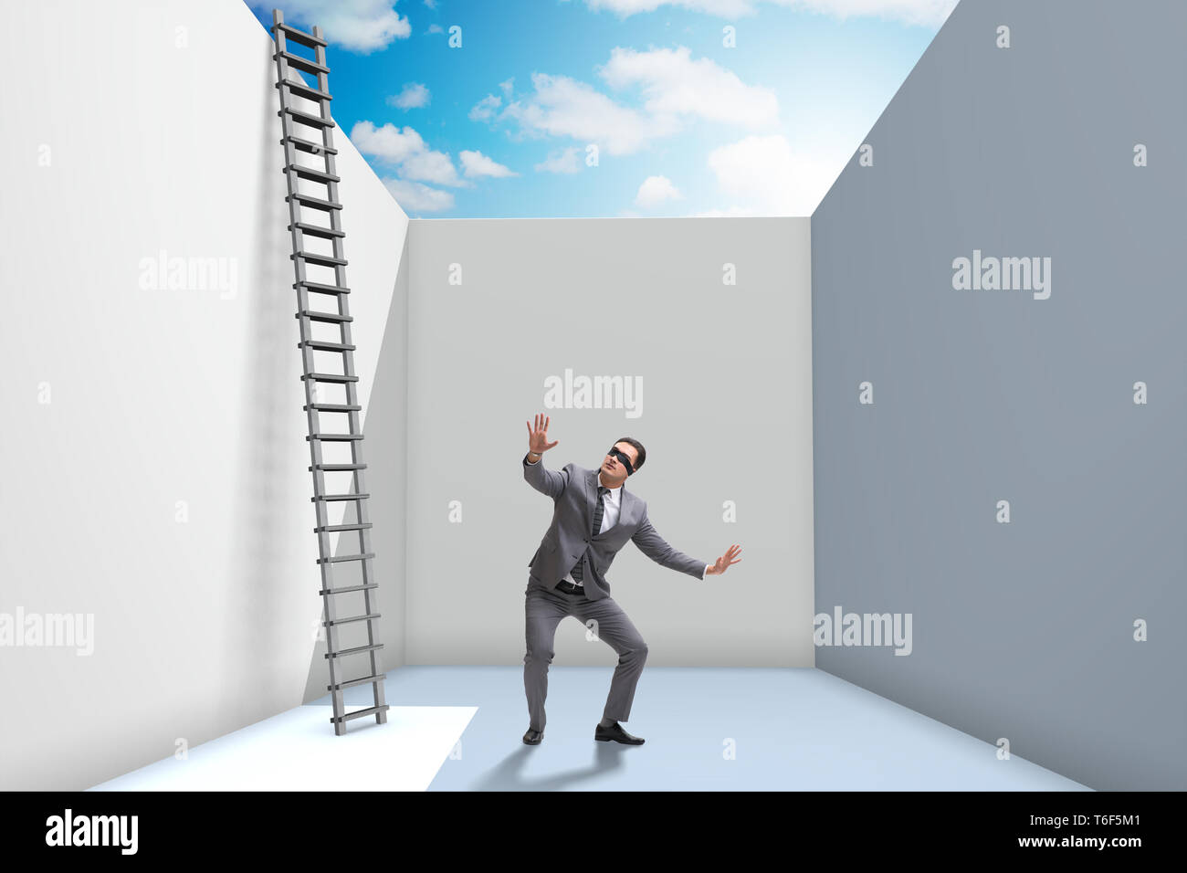 Avoiding ladder hi-res stock photography and images - Alamy