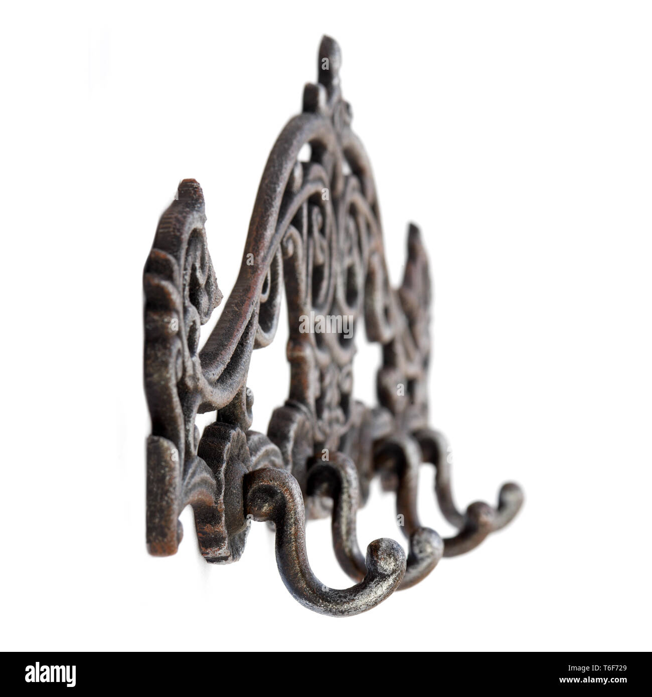 Antique metal hanger Stock Photo Alamy