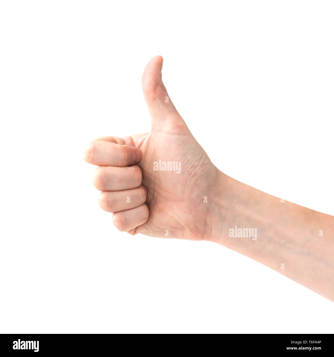 Like hand with thumb up Stock Photo