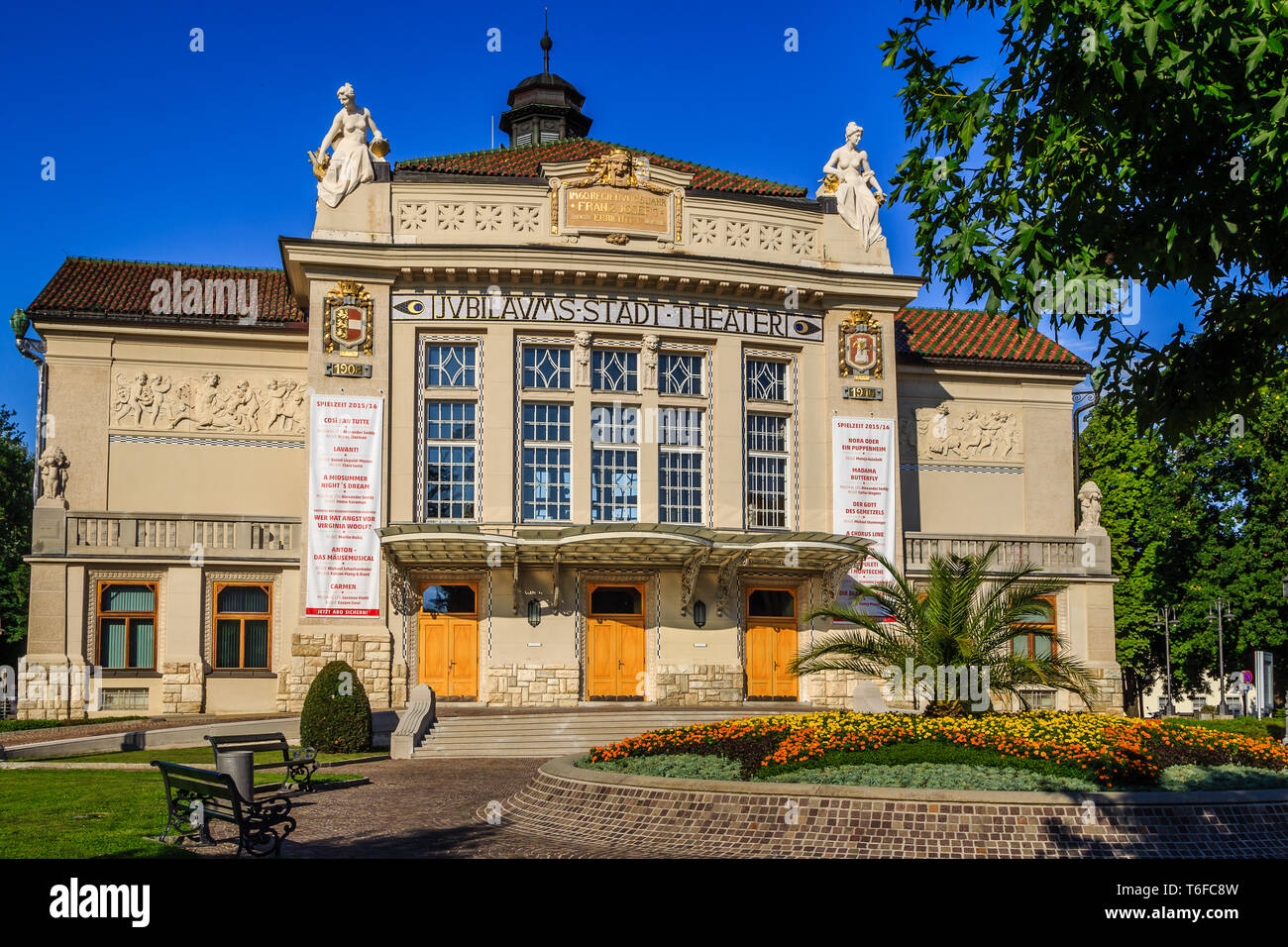 City Theatre in Klagenfurt, Carinthia, Austria Stock Photo