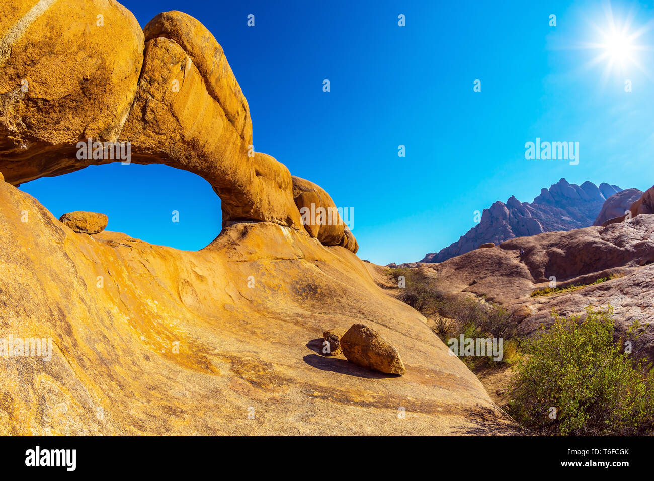 Picturesque stone arches Stock Photo