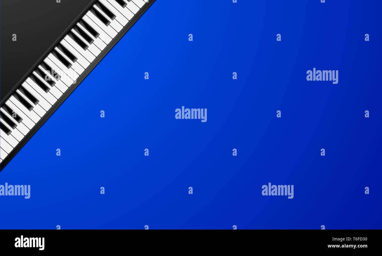 Piano Keys Background Stock Photo