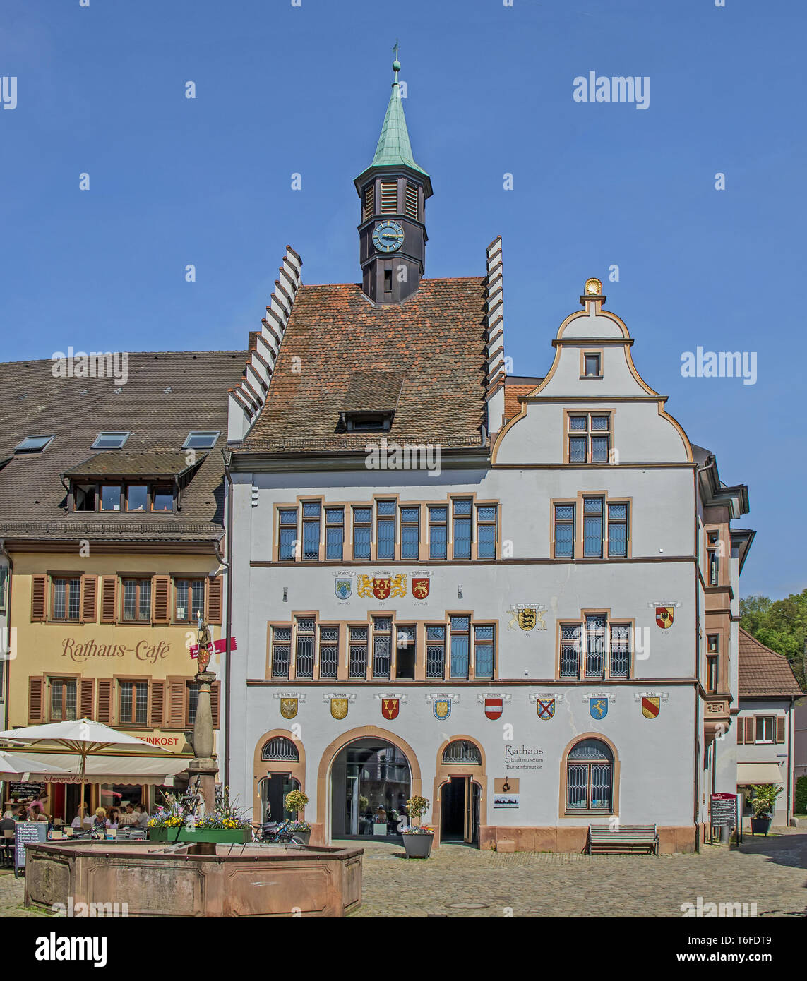 City hall Staufen im Breisgau Stock Photo