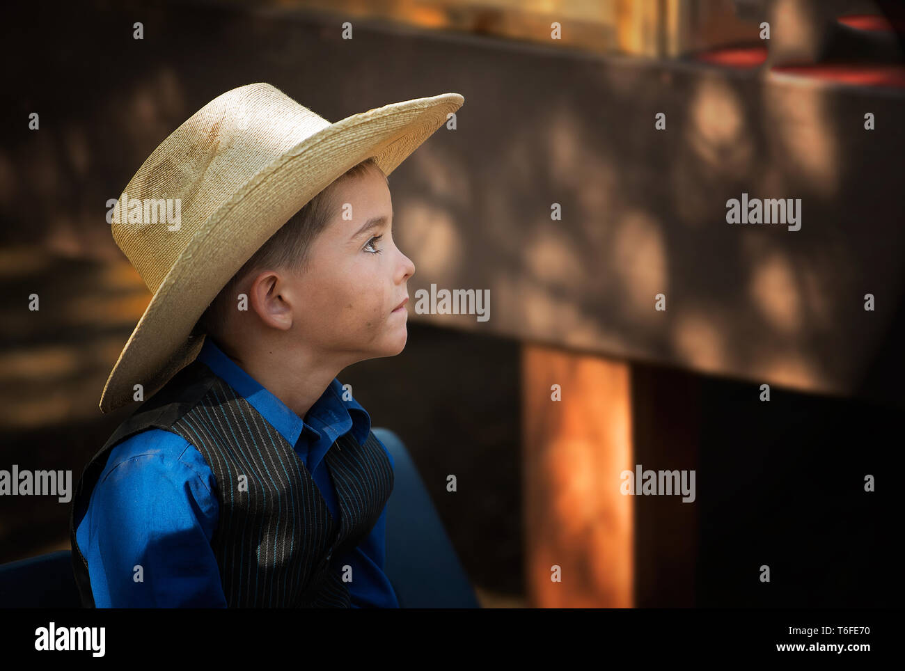 Cowboy Kid Stock Photo