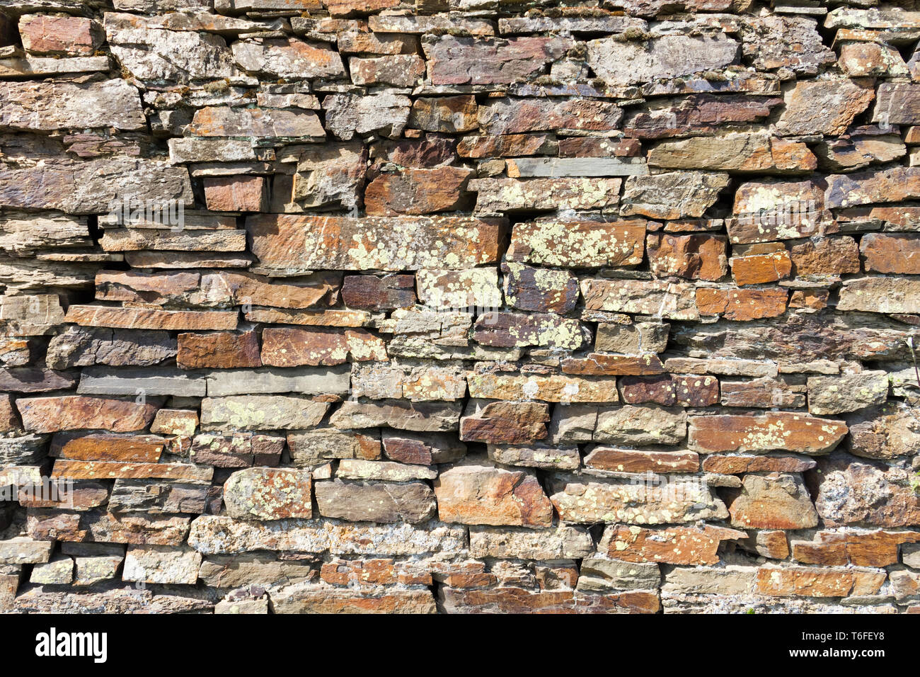 massive stone wall Stock Photo