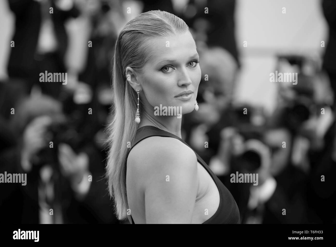 CANNES, FRANCE – MAY 24, 2017: Toni Garrn attends 'The Beguiled' screening at the 70th Cannes Film Festival (Photo: Mickael Chavet) Stock Photo