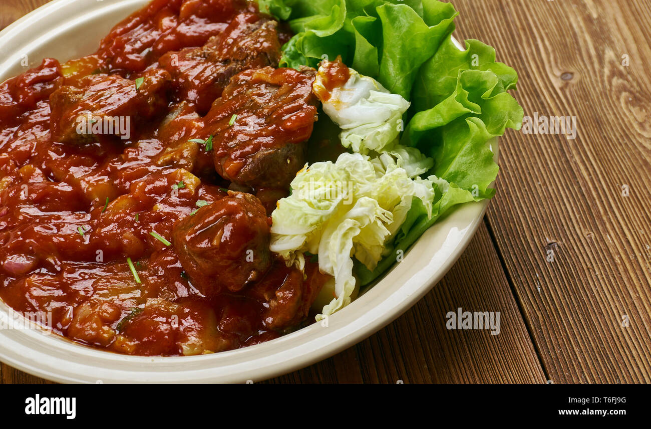 Traditional West African Beef Stew Stock Photo - Alamy