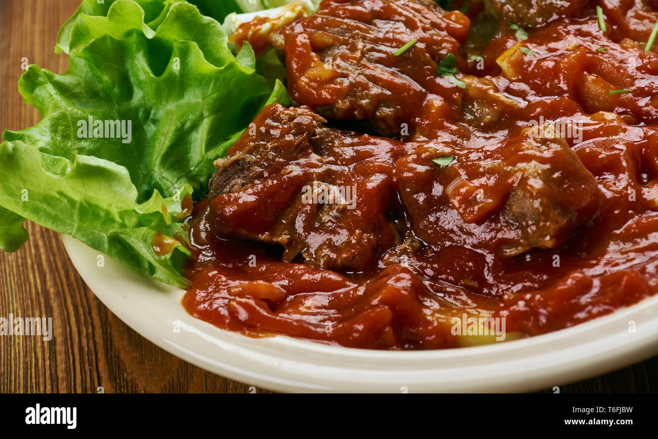 Traditional West African Beef Stew Stock Photo - Alamy