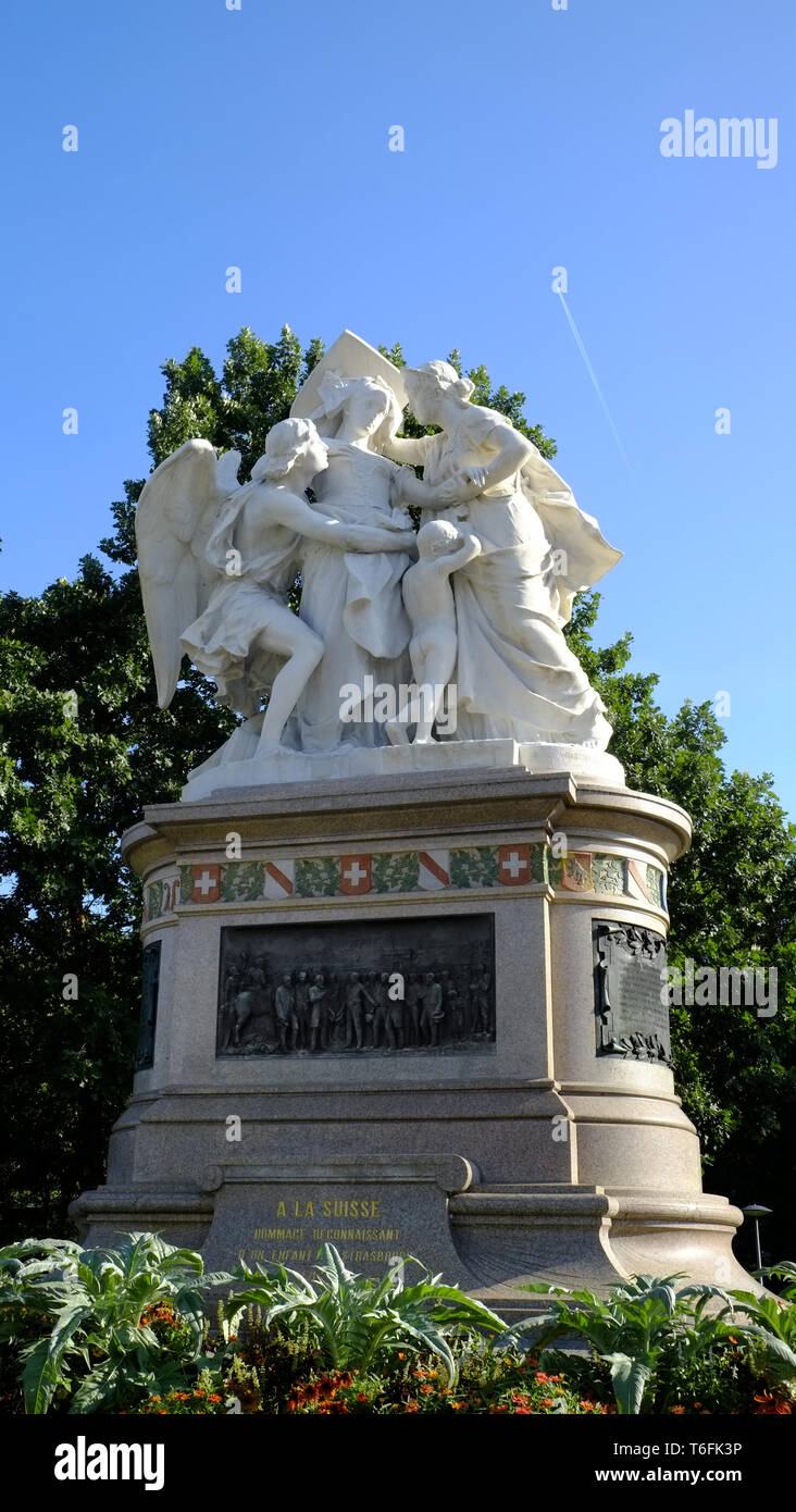 Strasbourg Monument, Basle Stock Photo