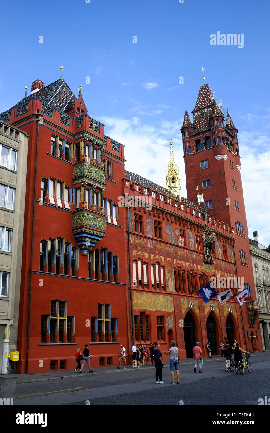 Basel town hall hi-res stock photography and images - Alamy