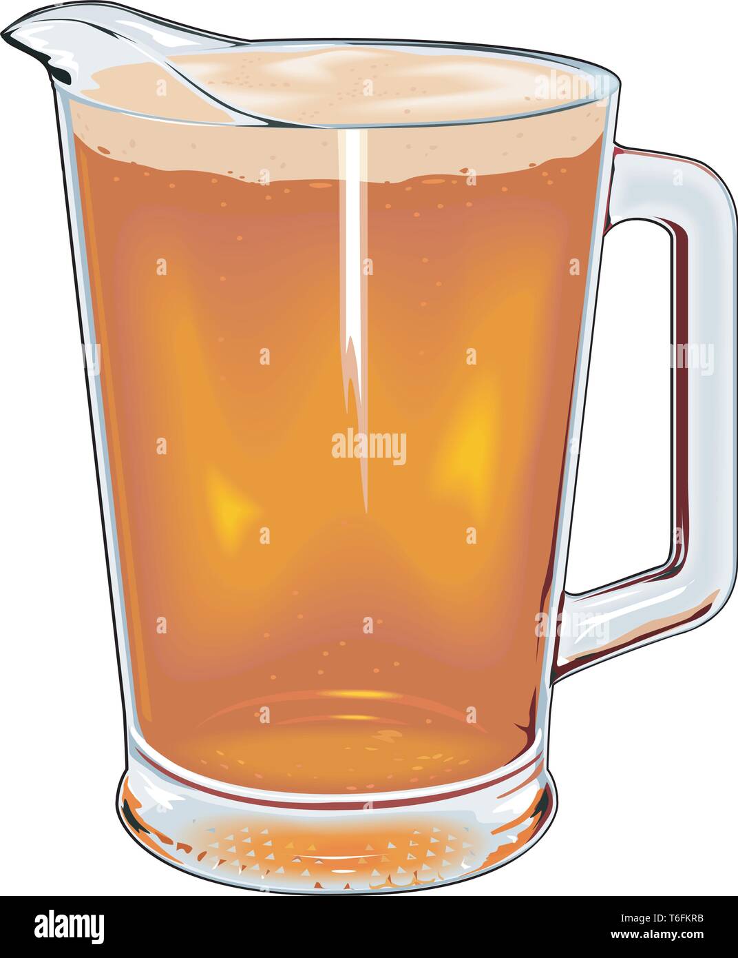 Pitcher of Beer Vector Illustration Stock Vector Image & Art Alamy