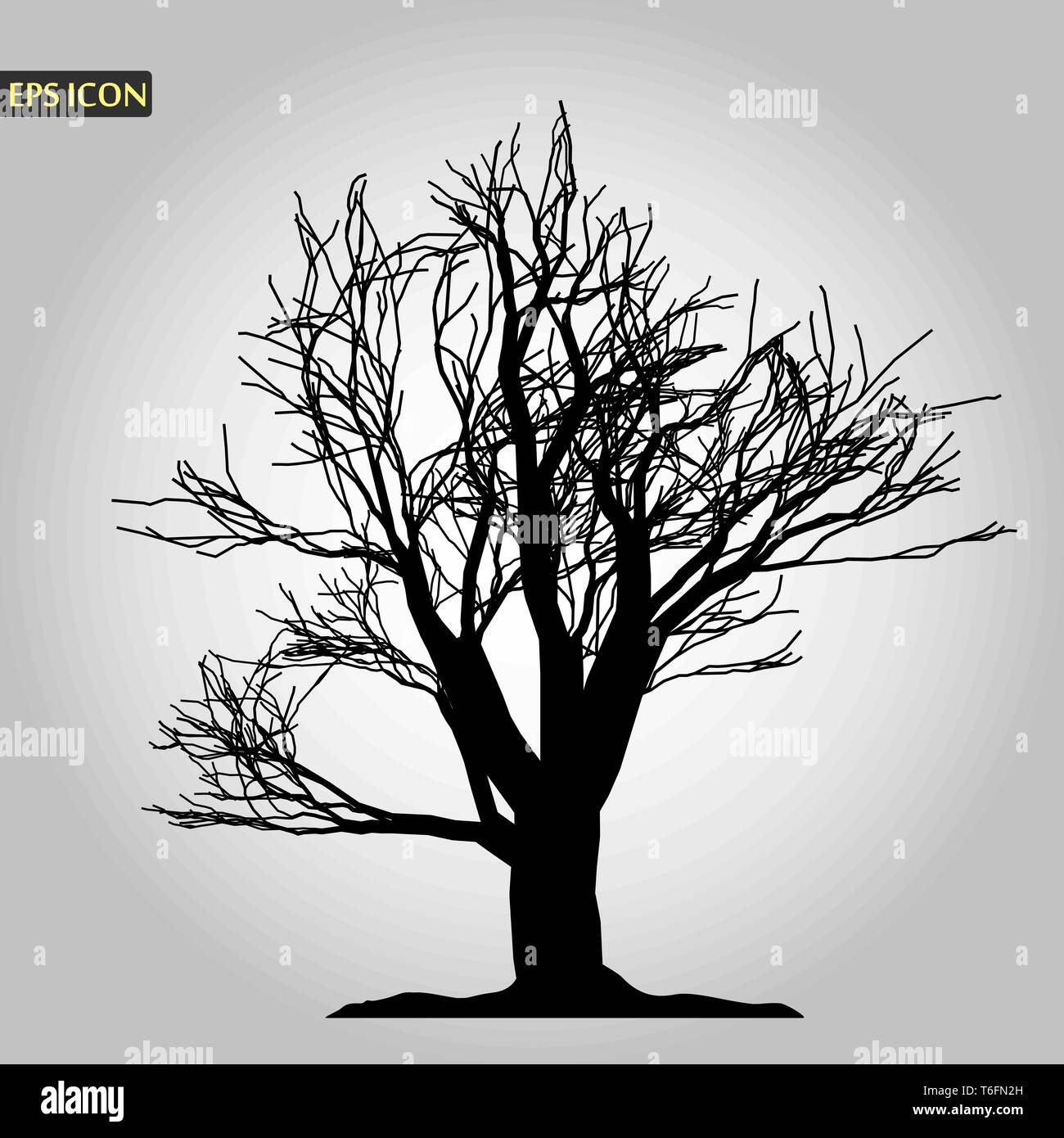 Tree icon. Forest symbol. Flat web sign on white background. Vector eps ...