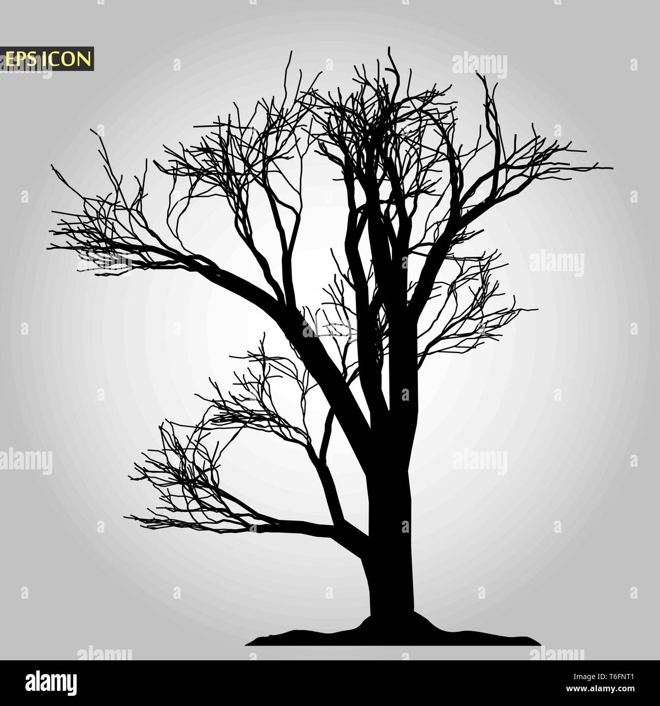 Tree icon. Forest symbol. Flat web sign on white background. Vector eps ...
