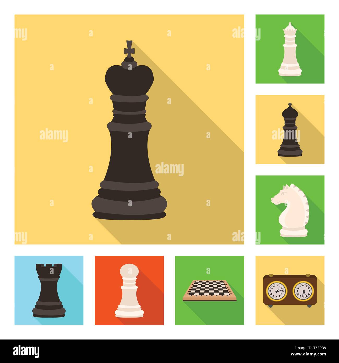 Chess Pieces Set Vector Art & Graphics