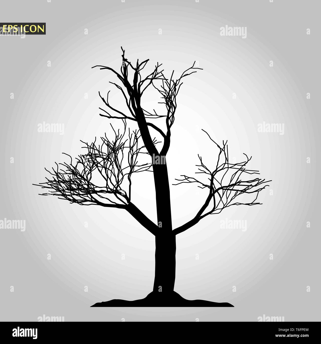 Tree icon. Forest symbol. Flat web sign on white background. Vector eps ...