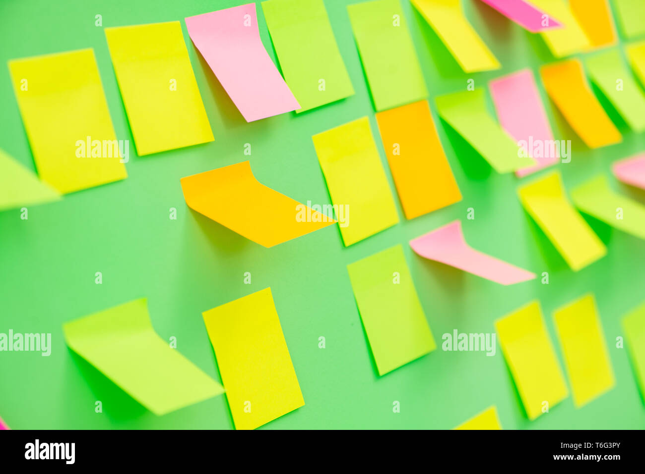 Many reminders in business concept Stock Photo