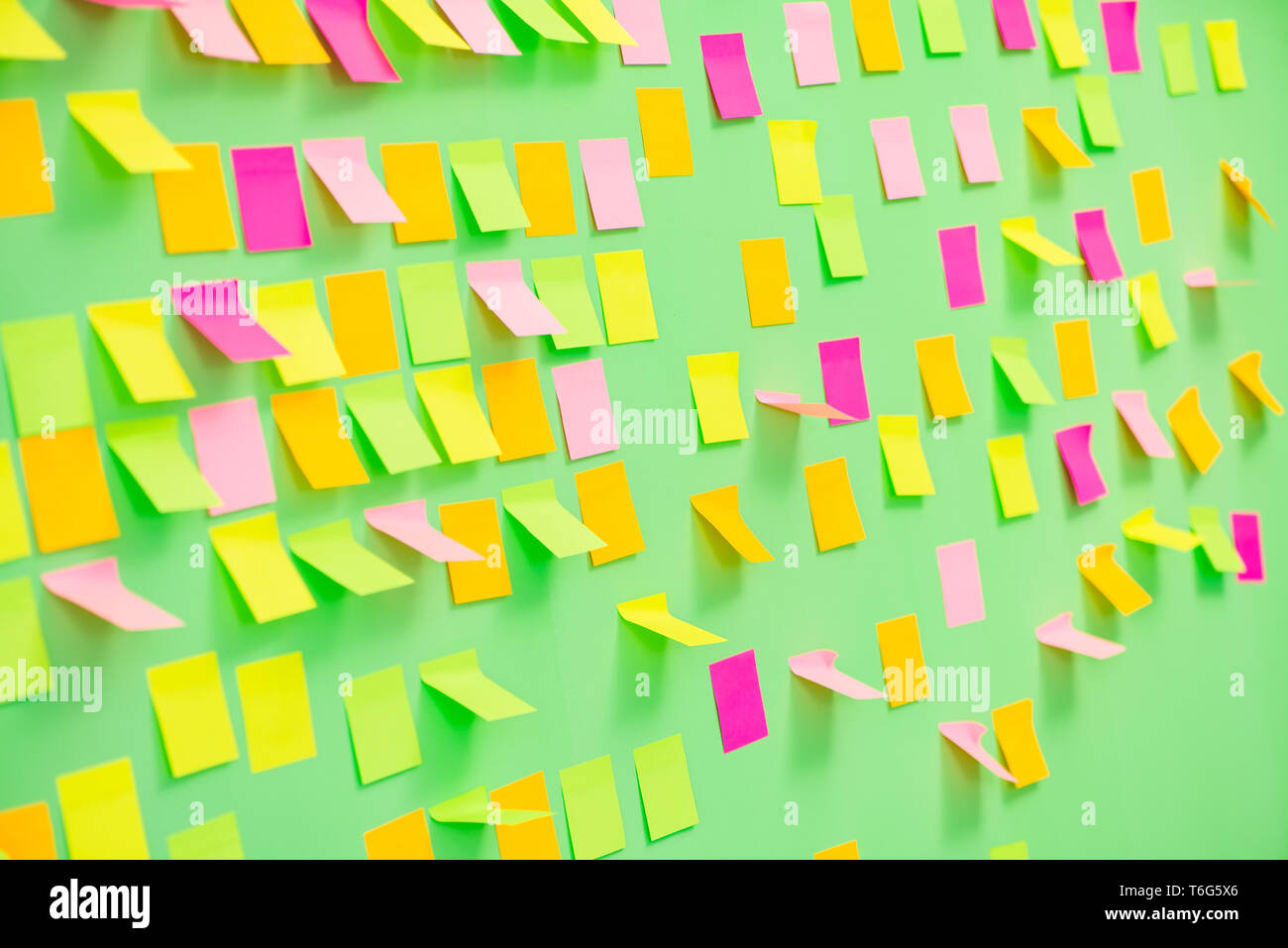 Many reminders in business concept Stock Photo