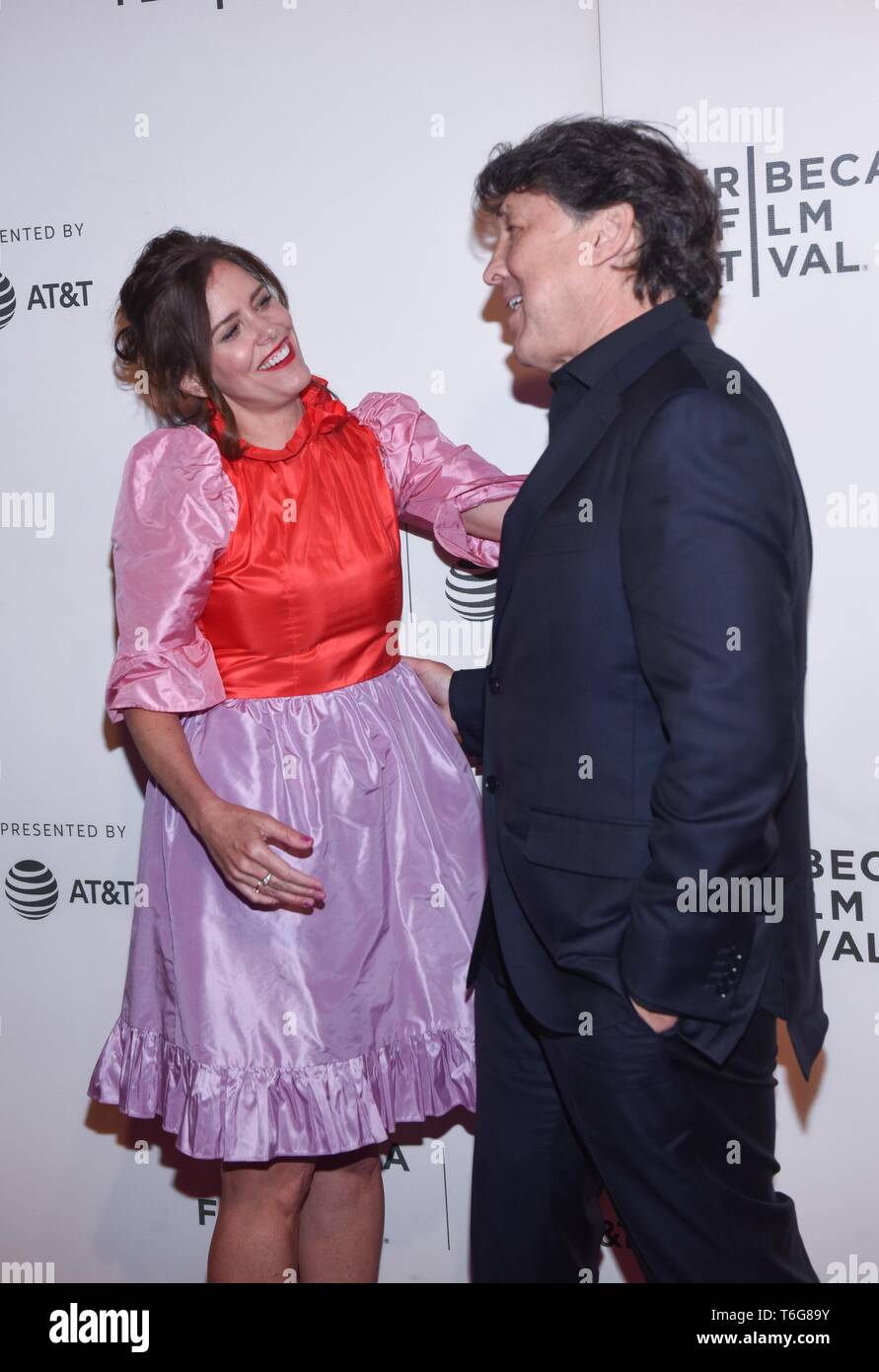 New York, New York, USA. 30th Apr, 2019. Ione Skye and Cameron Crowe attend Say Anything 30 year anniversary during the 2019 Tribeca Film Festival at The Stella Artois Theatre Credit: Bmcc Tpac On April 30, 2019 In New York City. Photo: Jeremy Smith/Image Space/Media Punch/Alamy Live News Stock Photo