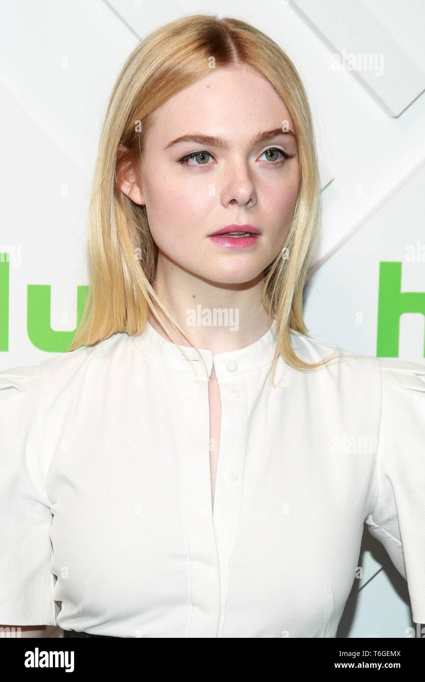 New York, NY, USA. 1st May, 2019. Elle Fanning at arrivals for HULU