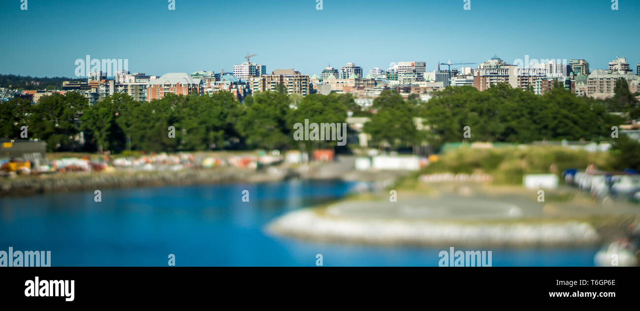 Scenes around Ogden Point cruise ship terminal in Victoria BC.Canada Stock Photo