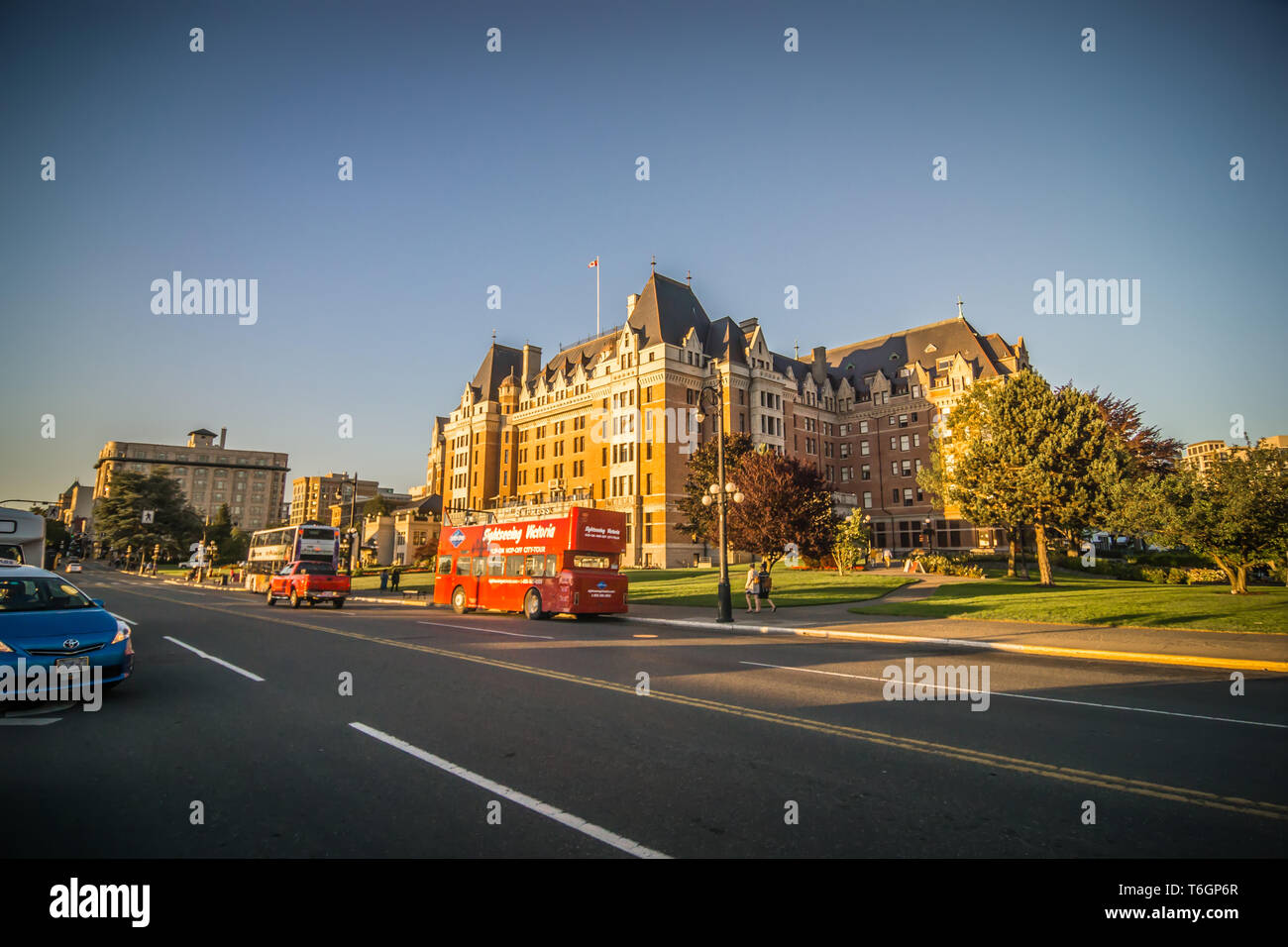 City of victoria british columbia in june Stock Photo - Alamy