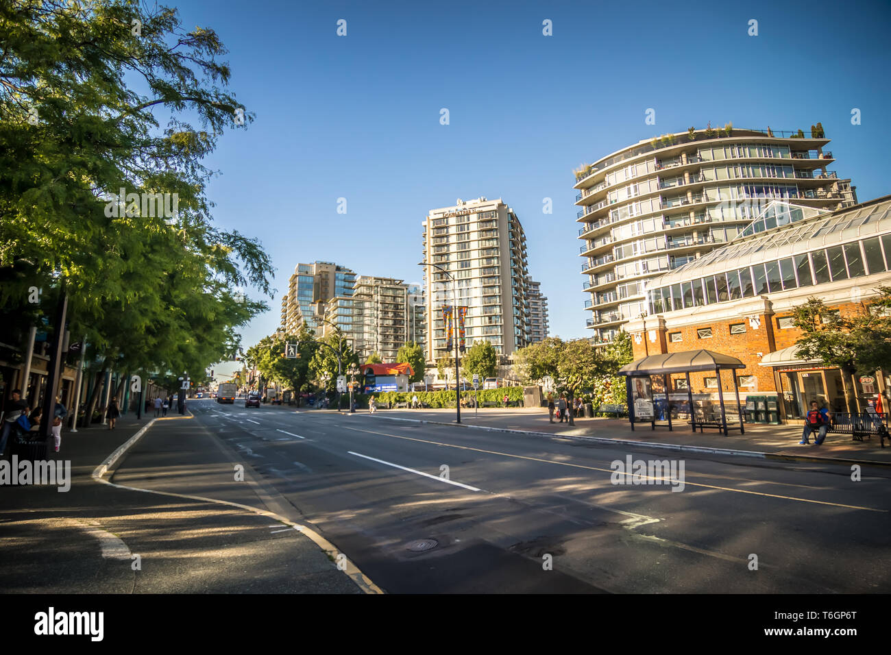 City of victoria british columbia in june Stock Photo - Alamy