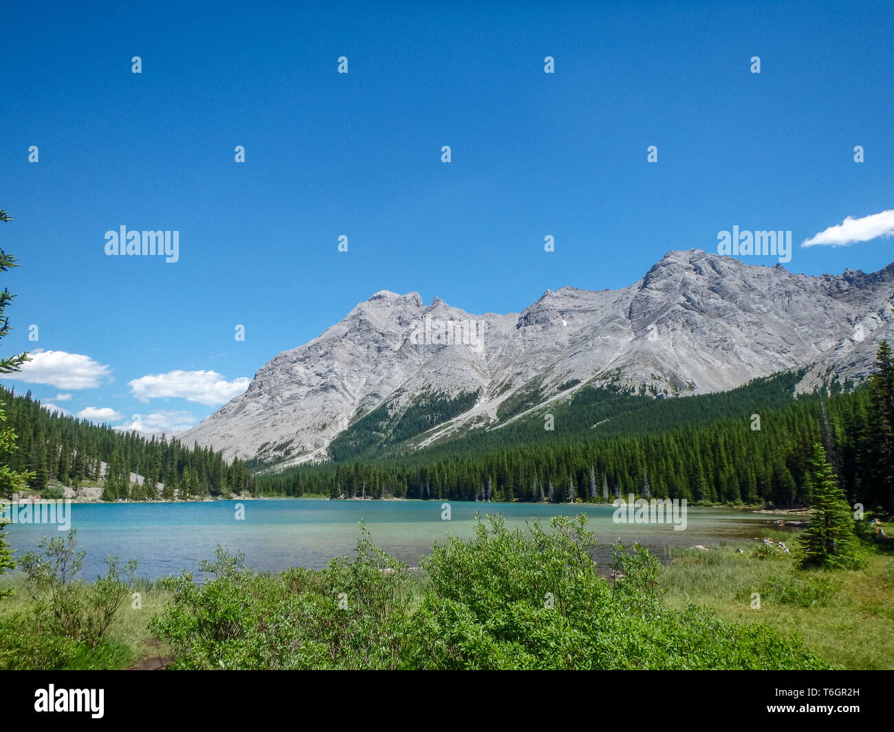 wonderful lake in the mountain Stock Photo