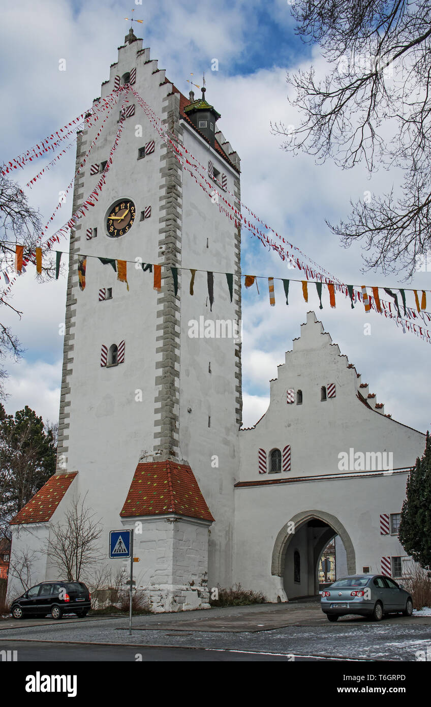 Tower Oberes Tor in Pfullendorf Stock Photo