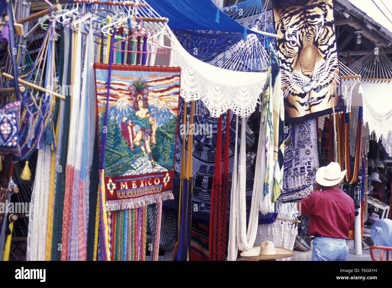 MEXICO YUCATAN COBA SOUVENIER SHOP Stock Photo