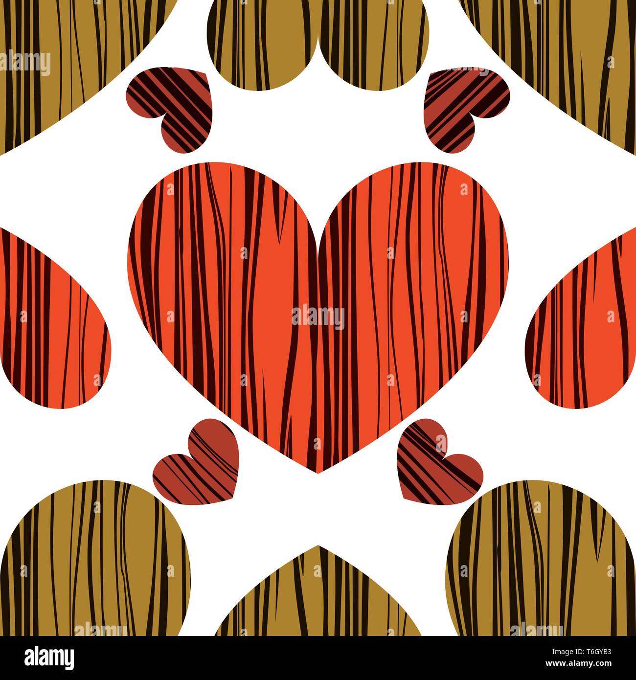 Multicolor hearts. Vector illustration. Seamless pattern background. Design for textile Stock Vector