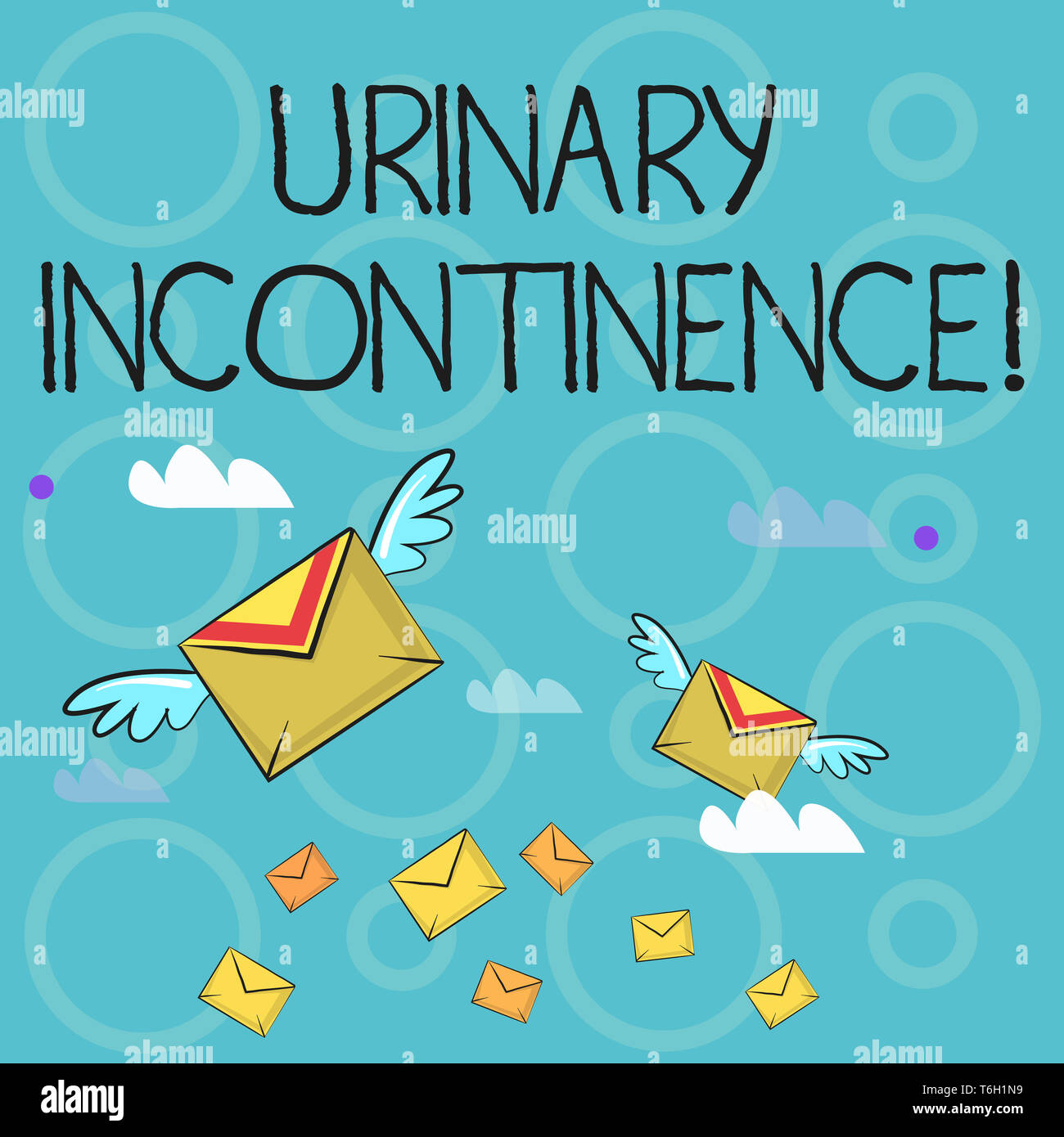 Conceptual hand writing showing Urinary Incontinence. Concept meaning