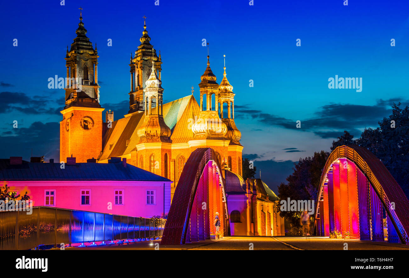 Cathedral in Poznan, Poland Stock Photo Alamy