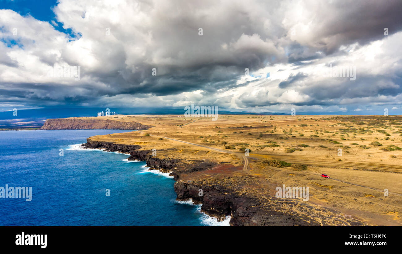 Hawaii South Point Stock Photo Alamy