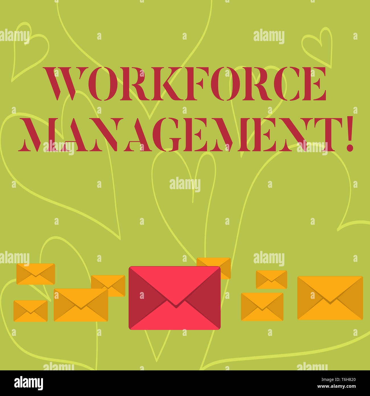 Handwriting text writing Workforce Management. Conceptual photo use to ...