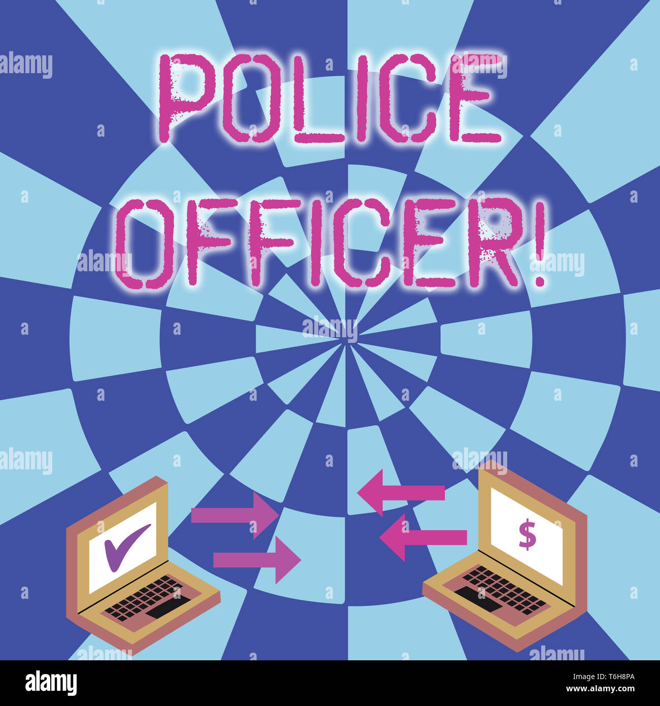 Conceptual hand writing showing Police Officer. Concept meaning a ...