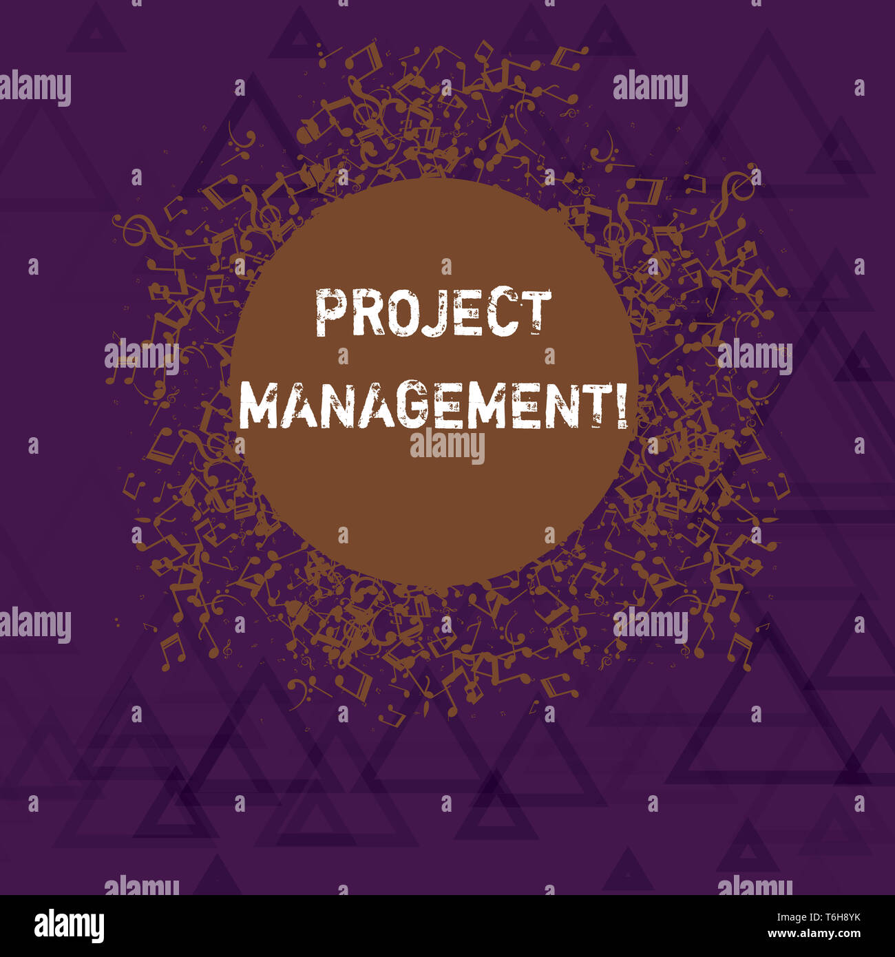 Writing note showing Project Management. Business concept for method of ...