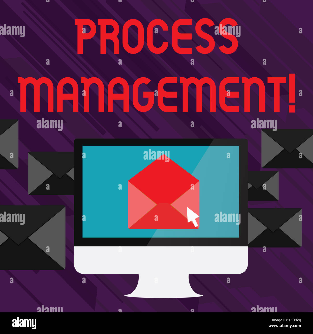 Handwriting text writing Process Management. Conceptual photo aligning ...