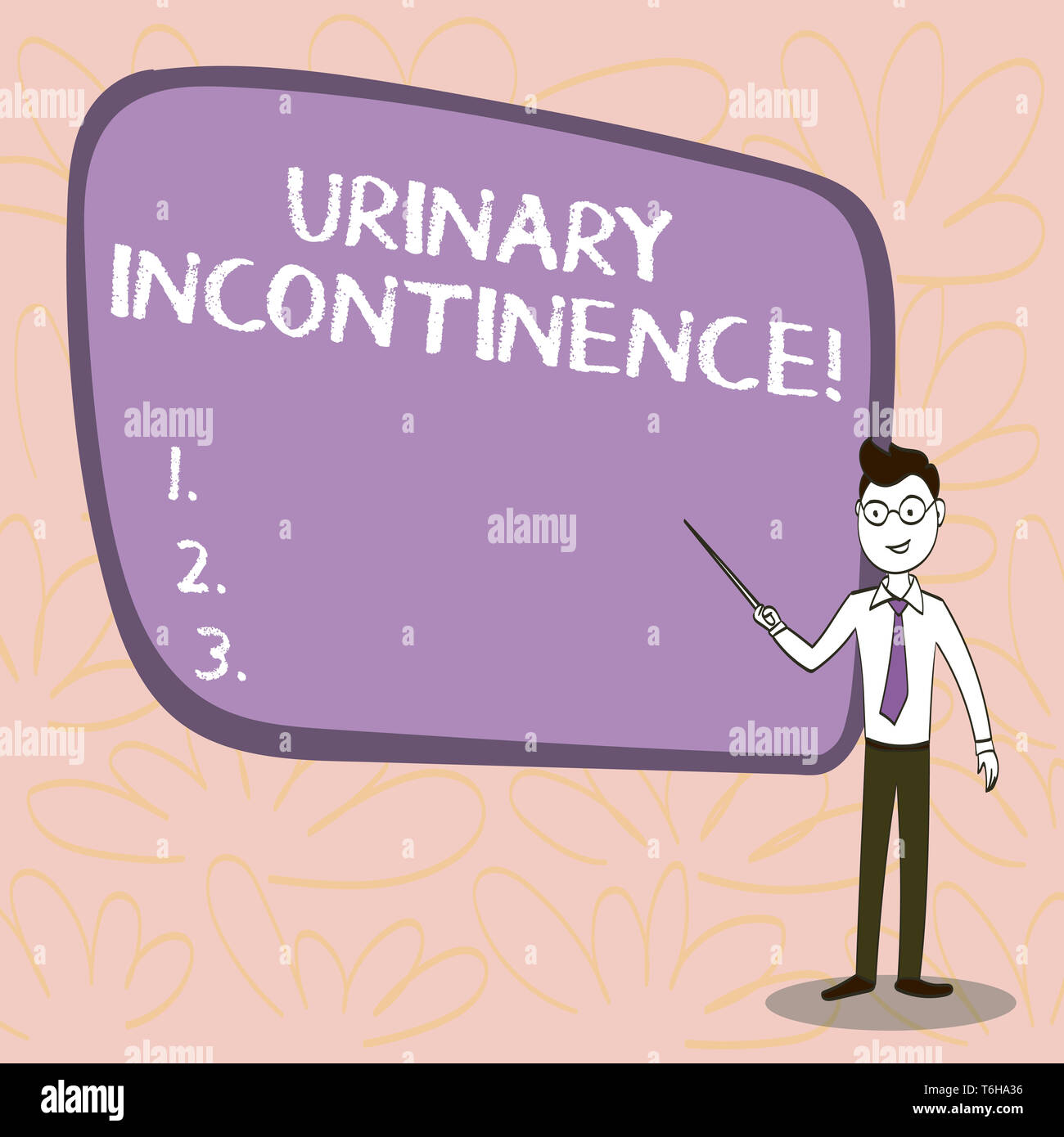 Conceptual hand writing showing Urinary Incontinence. Concept meaning