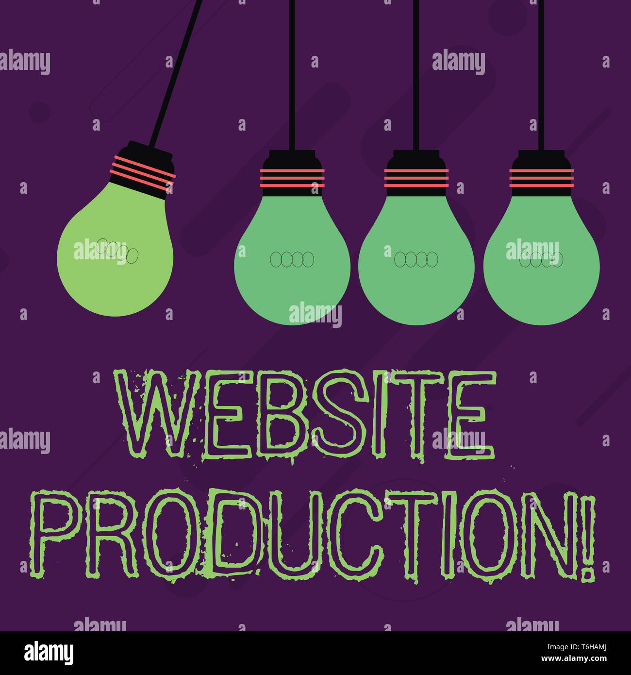 Writing note showing Website Production. Business concept for process ...