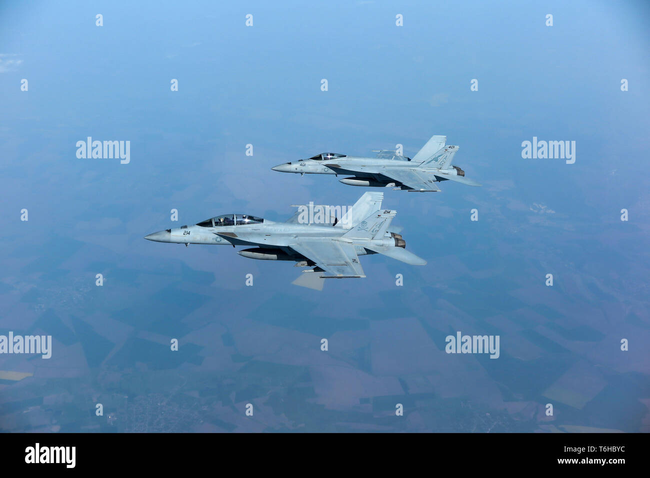 N N08e9 1002 Romania April 25 19 Two F A 18 Super Hornets From Carrier N N08e9 1002 Romania April 25 19 Two F A 18 Super Hornets From Carrier