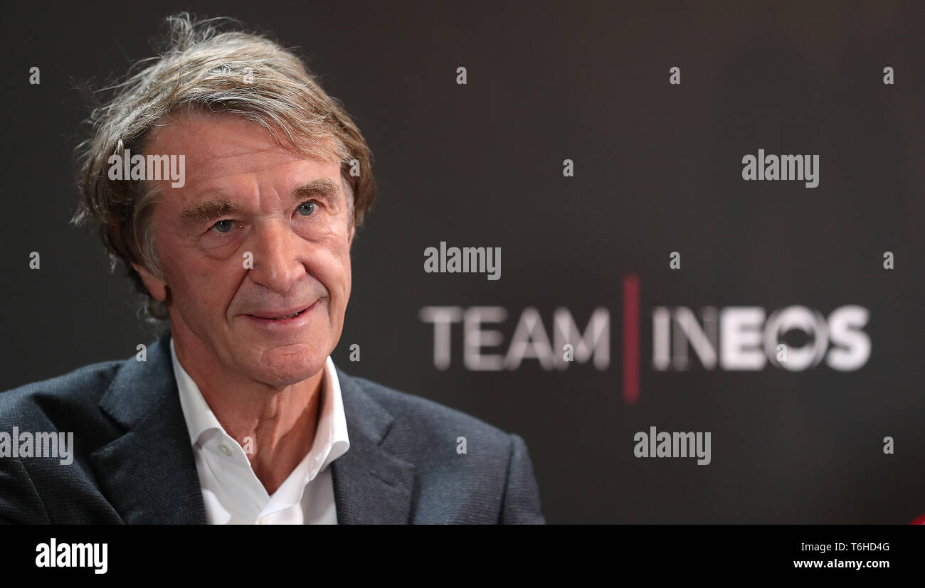 Team INEOS Owner Sir Jim Ratcliffe During A Press Conference To Launch team-ineos-owner-sir-jim-ratcliffe-during-a-press-conference-to-launch