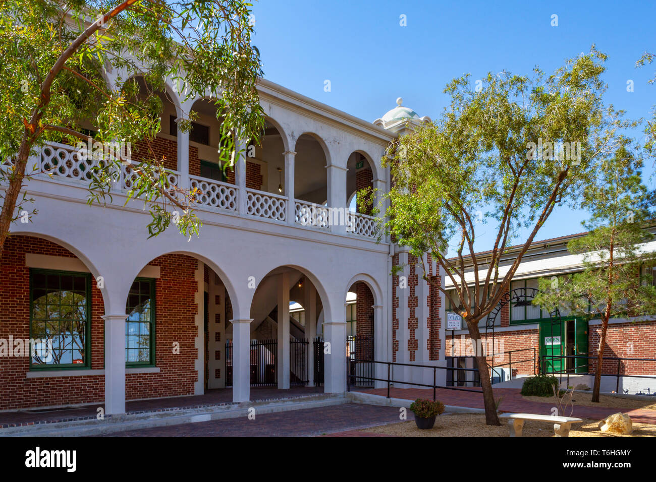 Barstow, CA / USA April 14, 2019 Barstow Harvey House located at 685