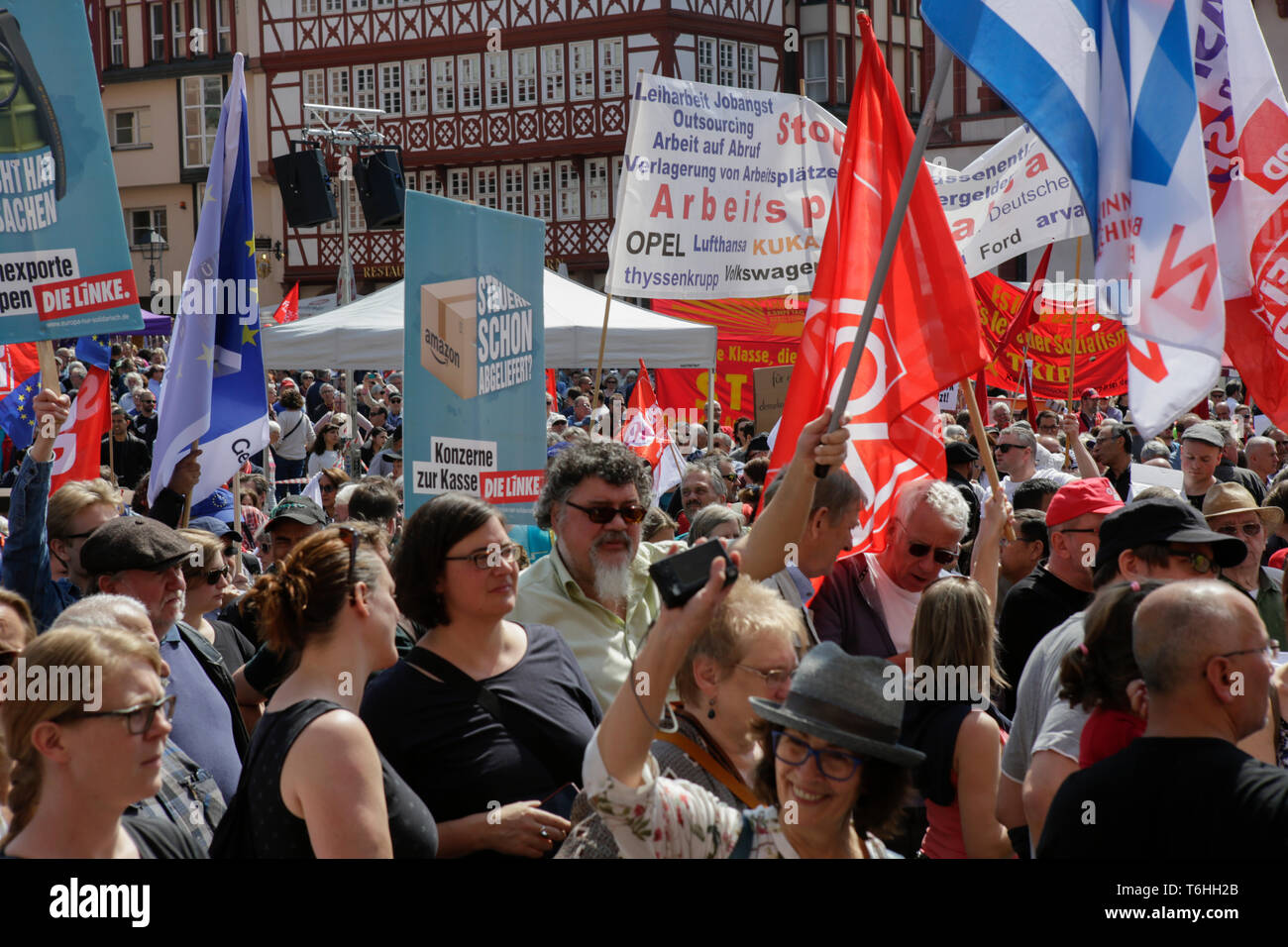 Frankfurt Germany 01st May 2019 Thousands Of People Have