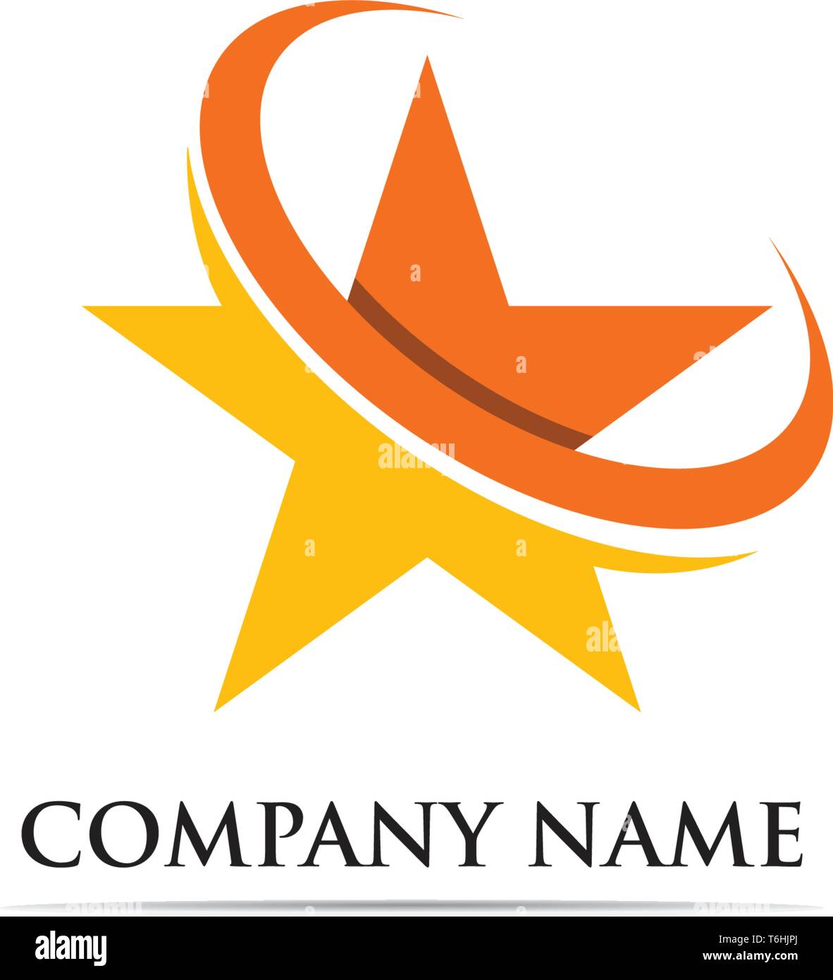 Star logo vector hi-res stock photography and images - Alamy