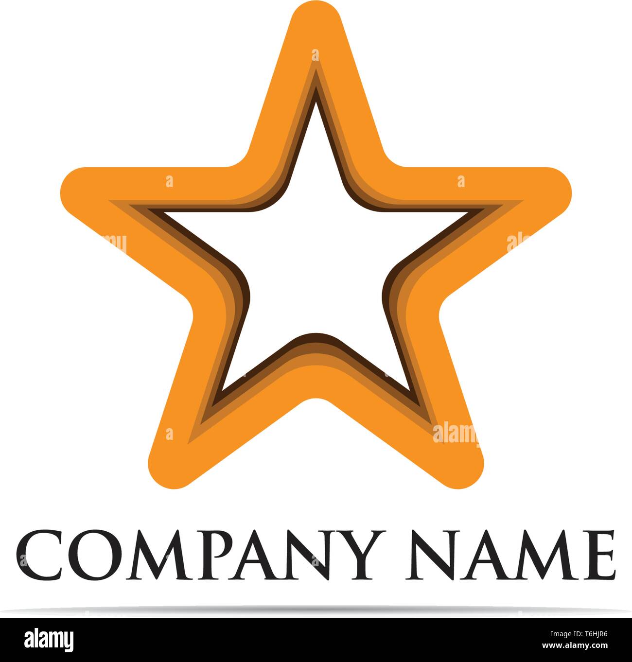 Star logo vector template success symbol Stock Vector Image & Art - Alamy