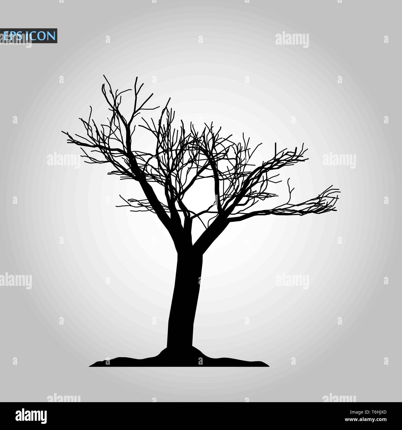 Tree icon. Forest symbol. Flat web sign on white background. Vector eps ...