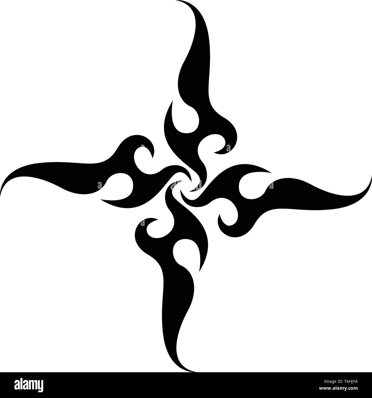Tatto black vector Stock Vector Image & Art - Alamy