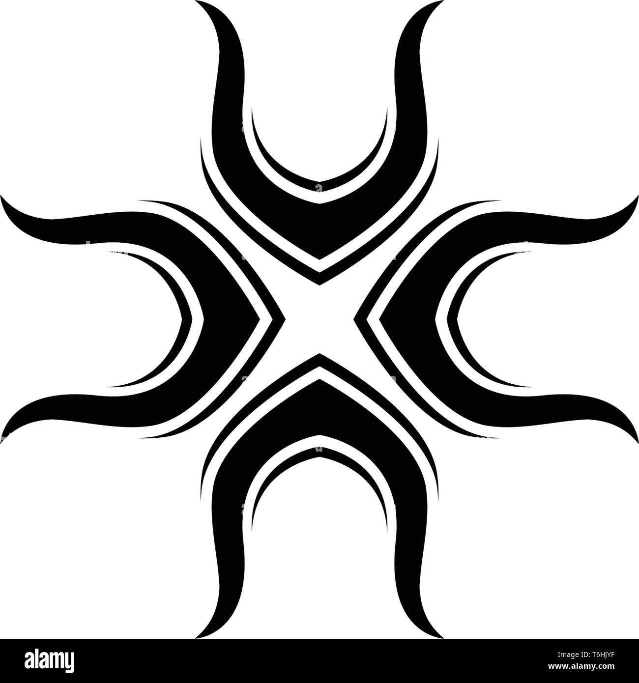 Tatto black vector Stock Vector Image & Art - Alamy