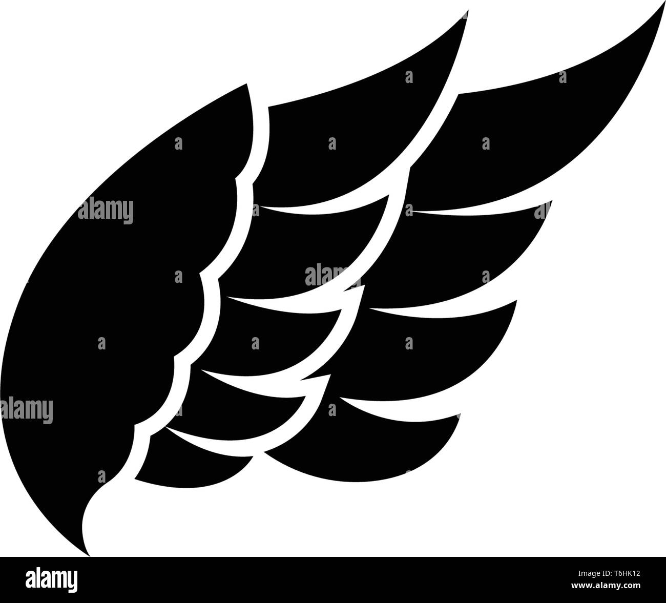 Wing Bird Logo Template Stock Vector Image & Art - Alamy